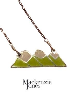Mackenzie Jones Limited Edition Three Sisters Mountain Sterling Silver Necklace
